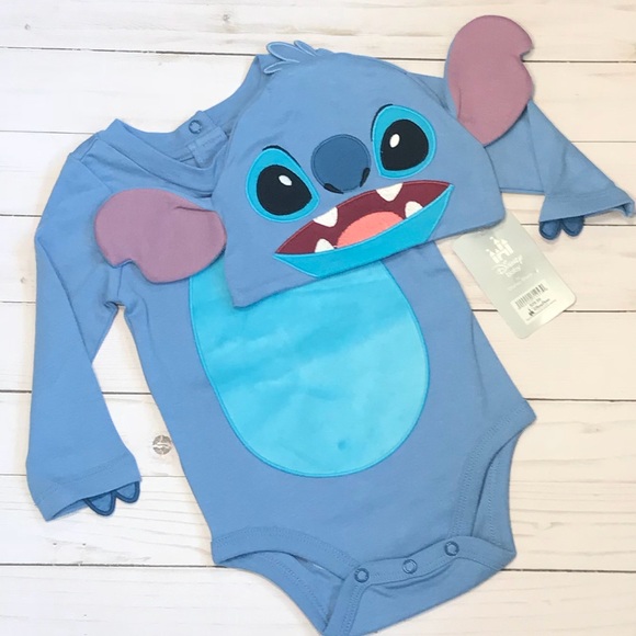 stitch onesie baby disney store